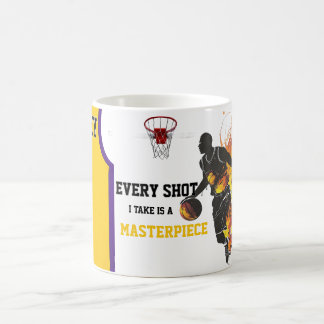 Kaffe kopp med baskettema