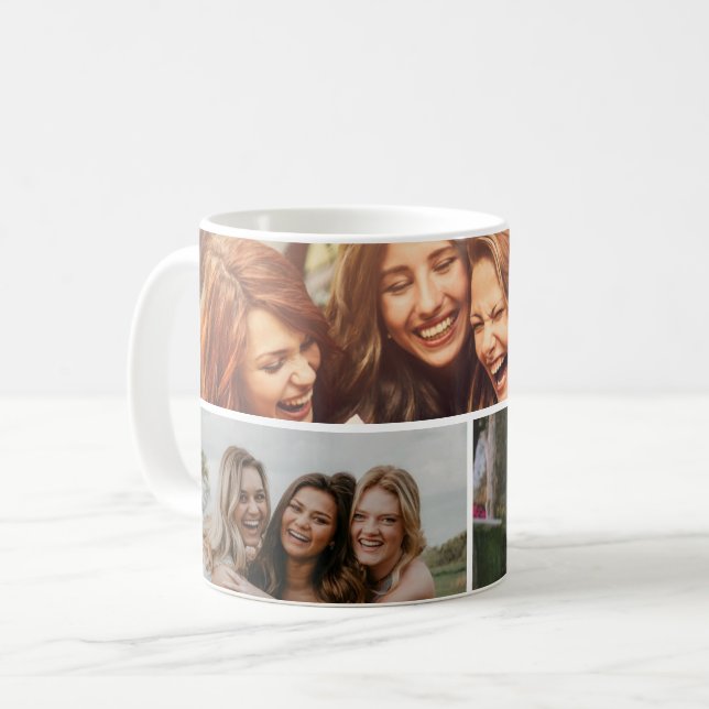 Kaffe kopp med bild på vänner (Framsida vänster)