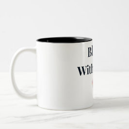 Kaffe kopp med blommande elegans