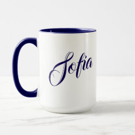Kaffe kopp med eget namn