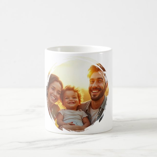 Kaffe kopp med familjefoto (Center)