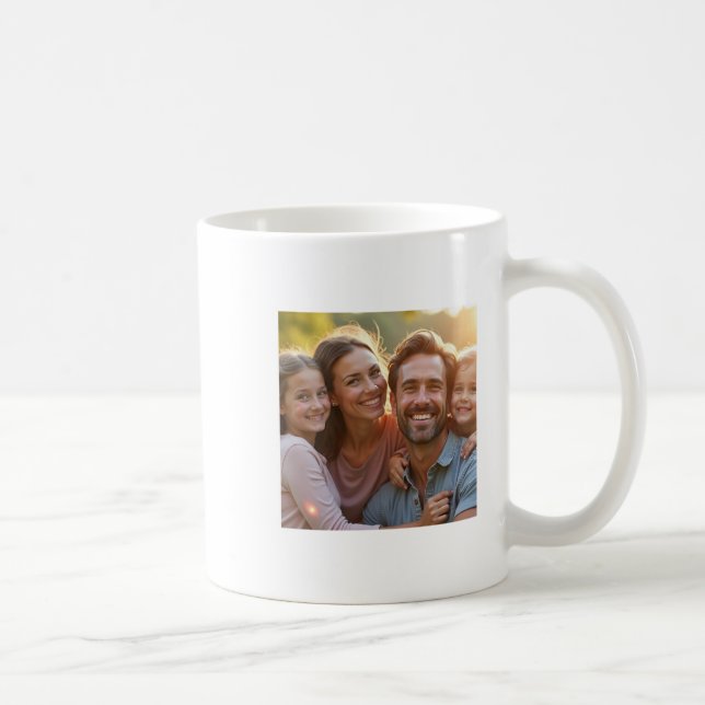 Kaffe kopp med familjefoto (Höger)