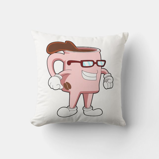 Kaffe kopp med kaffe kudde (Framsida)