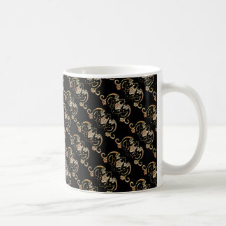 Kaffe kopp med kinesiskt tecken för fladdermus