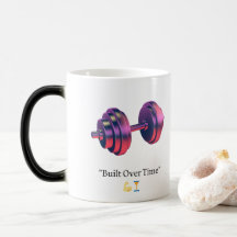 Kaffe kopp med Motivationshantel – Uppbyggd Med Ti
