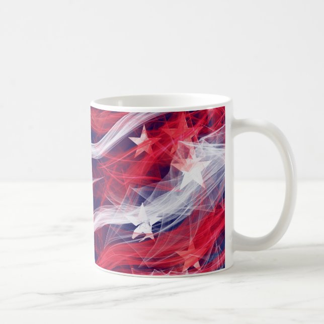 Kaffe kopp med patriotisk design (Höger)