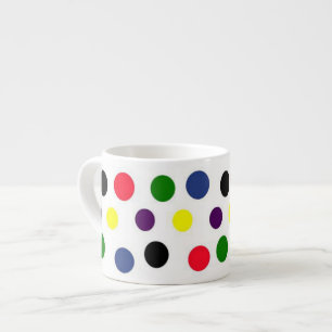 Kaffe kopp med prickar espressomugg
