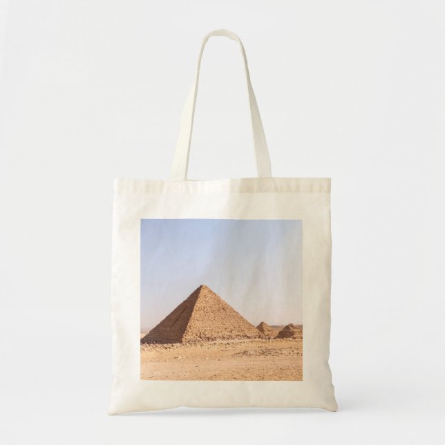 Kaffe kopp med pyramiderna i Egypten Tygkasse (Framsidan)
