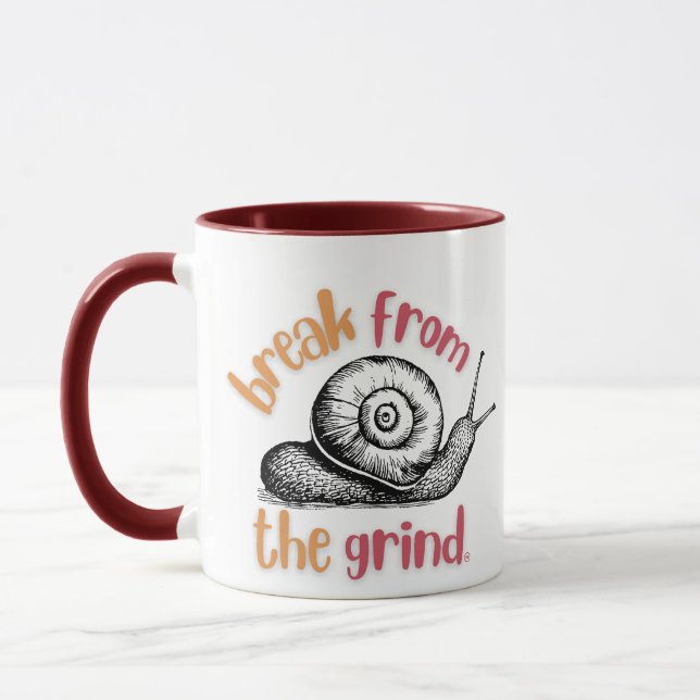 Kaffe kopp med snigel (Vänster)