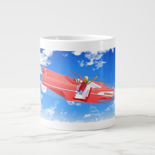 Kaffe kopp Offroad 01 Jumbo Mugg (Framsidan)