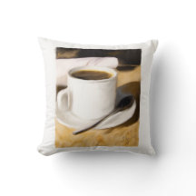 Kaffe Kopp Original Art Design Pillow