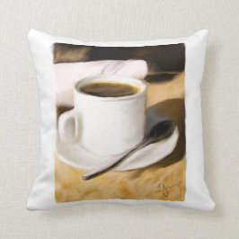 Kaffe Kopp Original Art Design Pillow Kudde