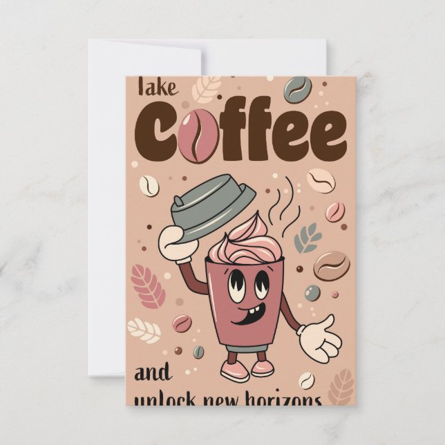 Kaffe Kopp OSA Kort (Framsida)
