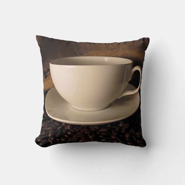 Kaffe Kopp Pillow Kudde (Framsida)
