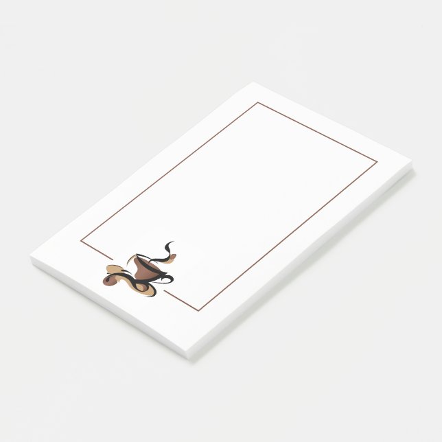 Kaffe Kopp Post-it Block (Vinklad)