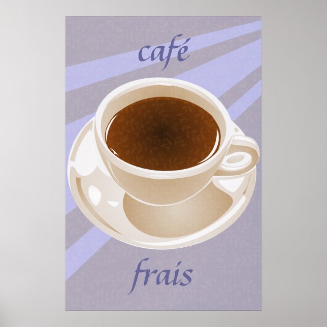 Kaffe Kopp Poster (Framsidan)