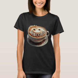 Kaffe Kopp Redo att dricka T Shirt