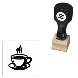 Kaffe Kopp Självbläckande Stämpel