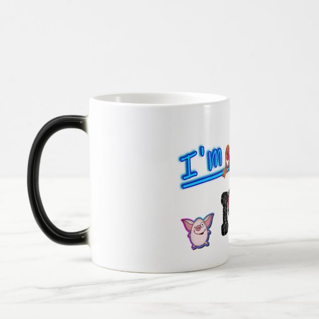 Kaffe kopp som byter färg (Vänster)