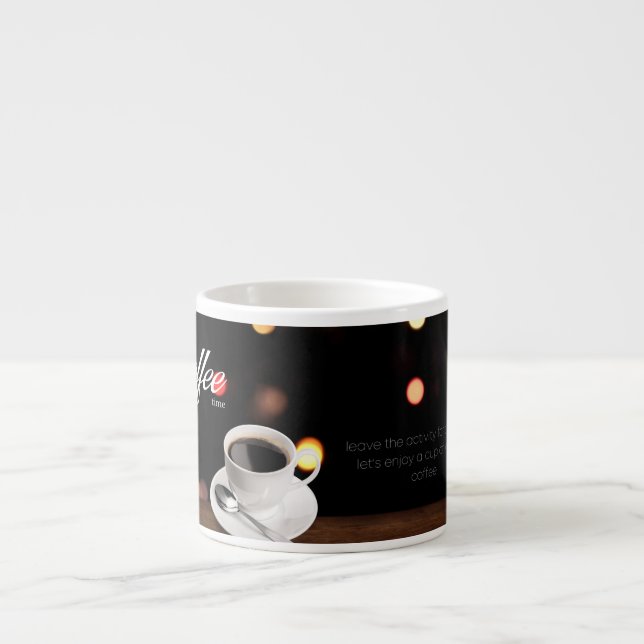 kaffe kopp stil espressomugg (Framsidan)