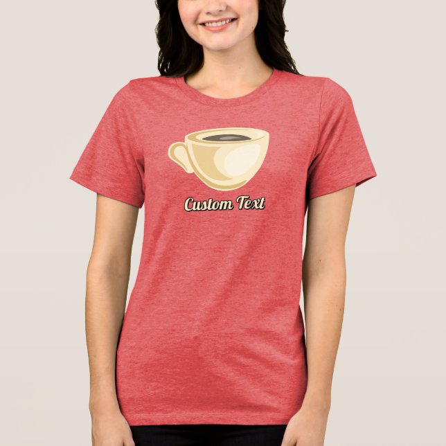Kaffe Kopp T-shirt (Framsida)