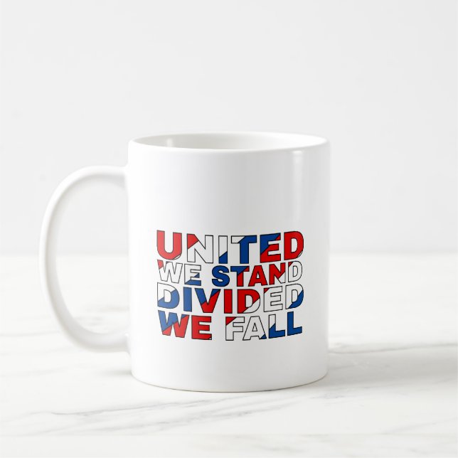 Kaffe Kopp: United we stand Kaffemugg (Vänster)
