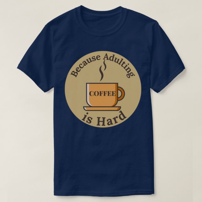 Kaffe Kopp Vintage 2 T Shirt (Design framsida)
