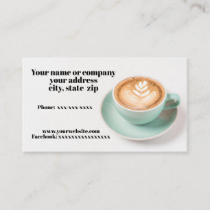 Kaffe kopp visitkort