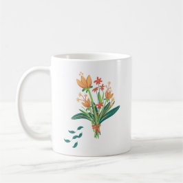 Kaffe koppar Blommönster vintage