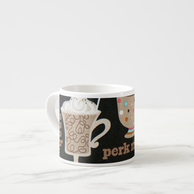 Kaffe koppar Cafe Espresso Mugg Espressomugg (Framsida vänster)