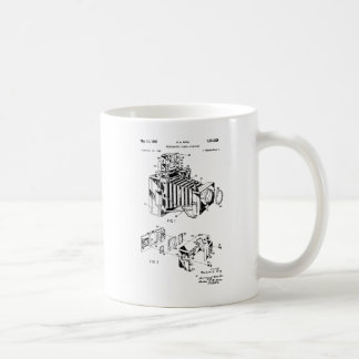 Kaffe koppar för vintagekamerapatent, kameramuggar