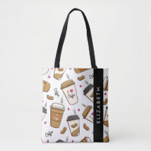 Kaffe koppar, kaffebönor, kaffe Älskare, ditt namn