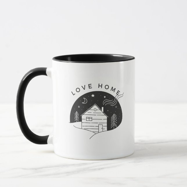 Kaffe Koppar med Familjekärlekstema (Vänster)