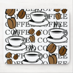 Kaffe koppar Mousepad Musmatta
