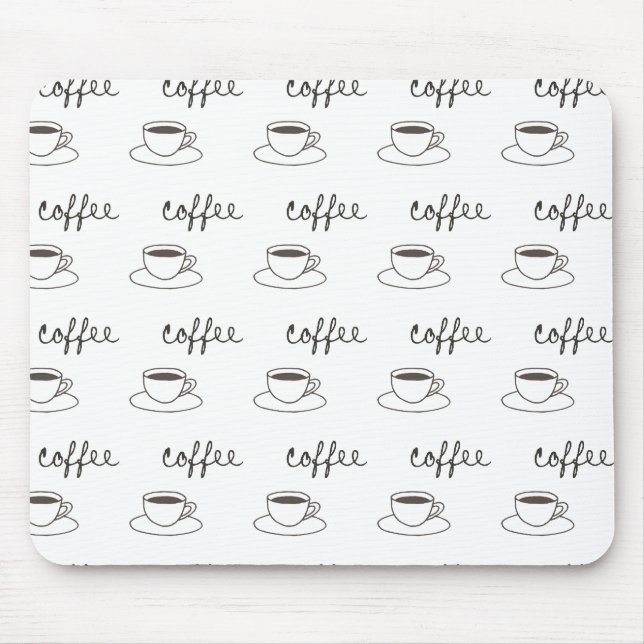 Kaffe koppar musmatta (Framsidan)