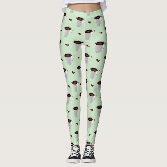 KAFFE KOPPAR- OCH BEANSTÄLLNINGSFÖRHANDLINGAR LEGGINGS (Framsida)