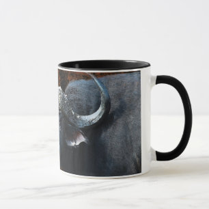 Kaffe koppar och koppar för buffelfantasikonst