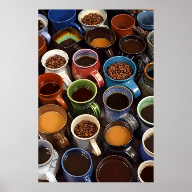 kaffe koppar poster (Framsidan)