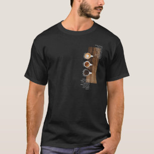 Kaffe koppar som beretts på olika sätt t shirt