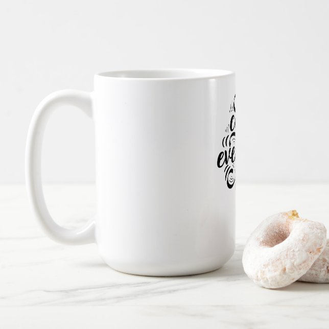 Kaffe Kreativitet Motivation Citat Typografi  Kaffemugg (Med munk)