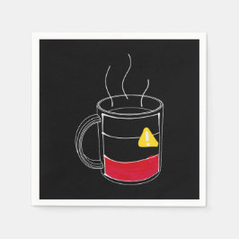 Kaffe Kritiskt lågt Pappersservett