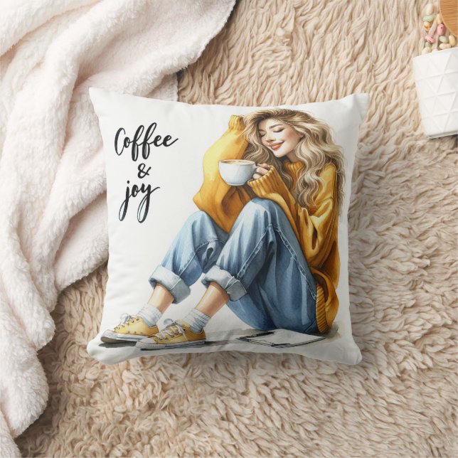 Kaffe Kudde (Filt)