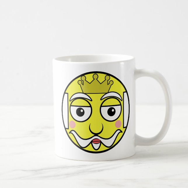 Kaffe kung Ansikte Mugg (Höger)