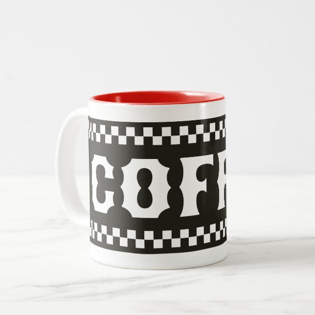 Kaffe land Stil Mugg (Framsida vänster)