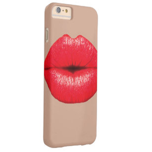 Kaffe Läppar kysskyss popkonst Barely There iPhone 6 Plus Skal