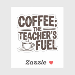 Kaffe Lärarens bränslereakademi Klistermärken