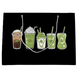 Kaffe Latte Grön Söt Irländsk St Patrick's Day