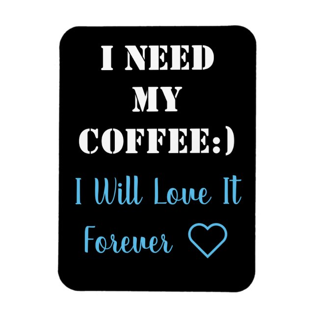 Kaffe, lekmagnet magnet (Vertikal)