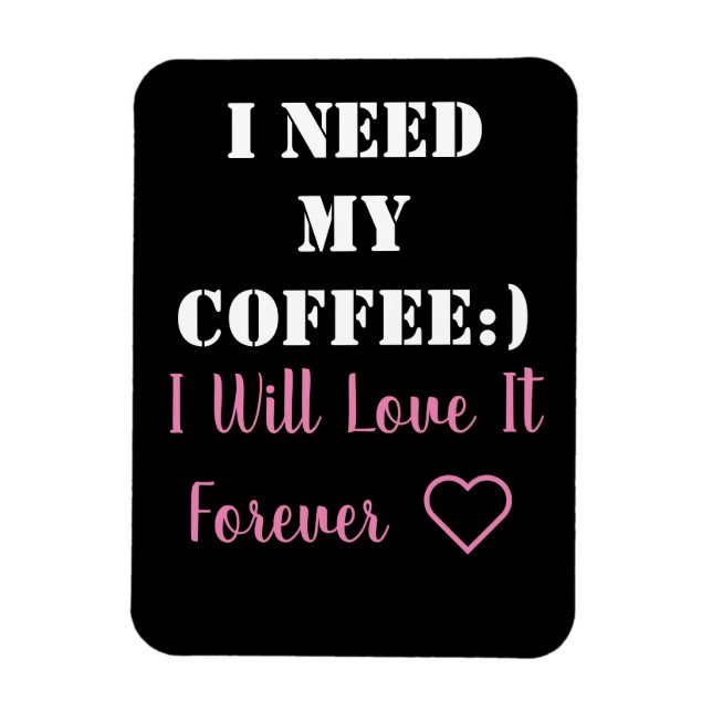 Kaffe, lekmagnet magnet (Vertikal)