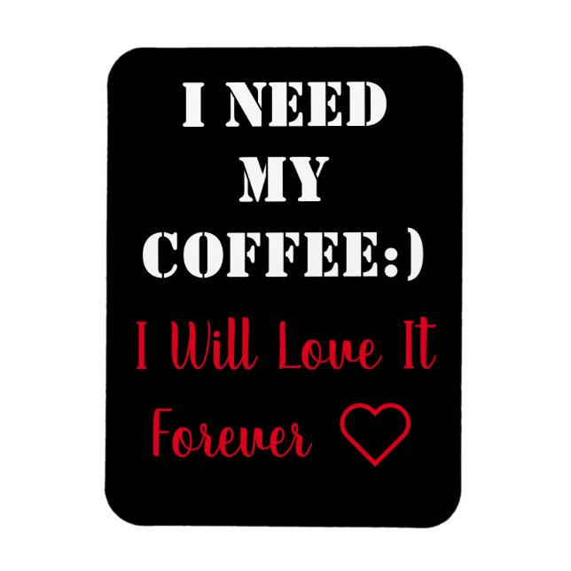 Kaffe, lekmagnet magnet (Vertikal)